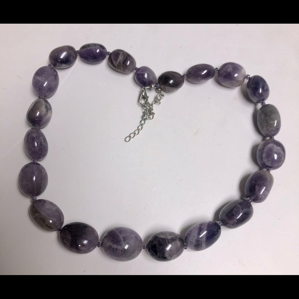 Amazing AMETHYST Stone Necklace